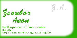 zsombor amon business card